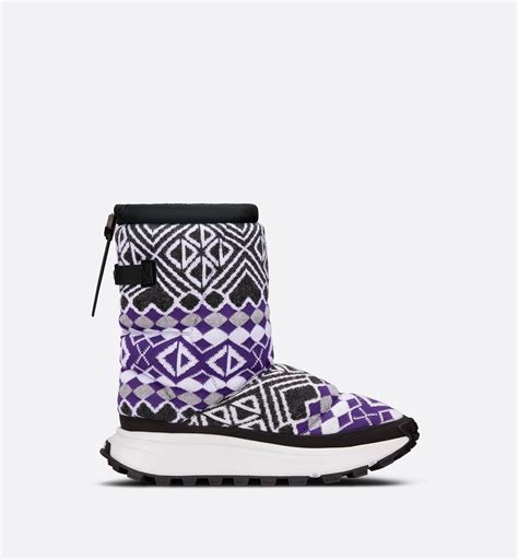 śniegowce dior|Dior Snow Ski Ankle Boot Purple, Deep Gray and White CD .